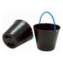 BALDE PLASTICO 12 L PRETO BC1