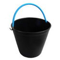 BALDE PLASTICO 12 L PRETO BC1