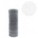 TELA HEXAGONAL 1/2 24 X 1.00M X 50M GALVANIZADA (VIVEIRO)