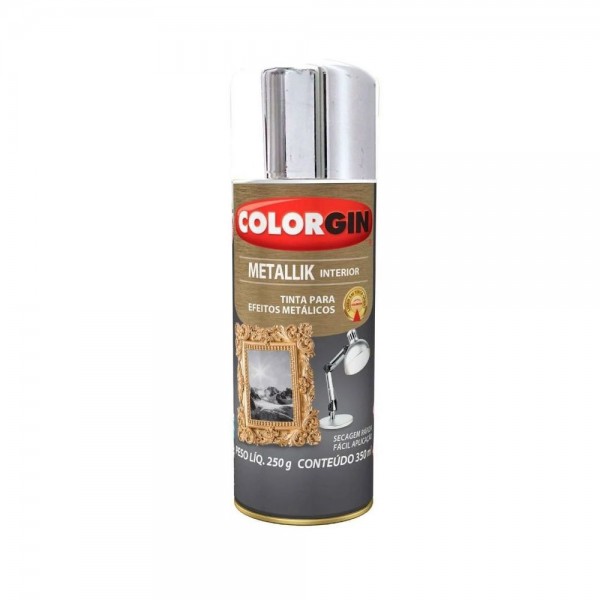 TINTA SPRAY METALLIK 350ML CROMADO 51