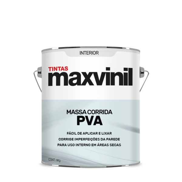 MASSA CORRIDA PVA 3.6ml  6KG MAXVINIL