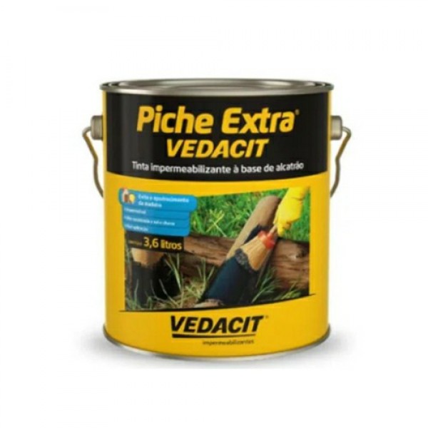 PICHE LIQUIDO  3.600L TINTA ALCATRAO