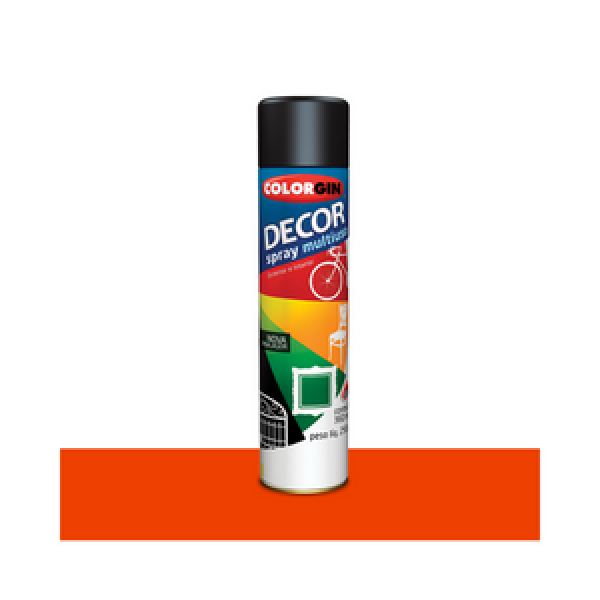 TINTA SPRAY DECOR 350ML LARANJA