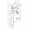 FECHADURA BANHEIRO 823/11 INOX ALAVANCA