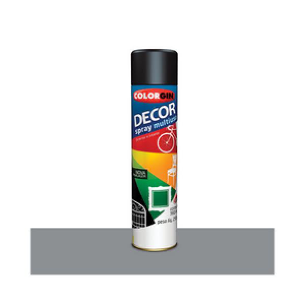 TINTA SPRAY DECOR 350ML GRAFITE METALIZADO