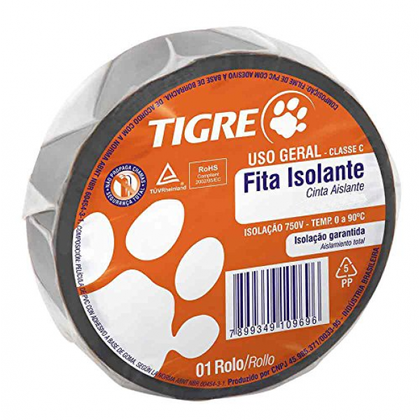 FITA ISOLANTE 18MMX10M USO GERAL