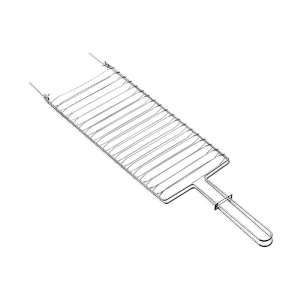 GRELHA CHURRASCO ACO INOX 26480/002