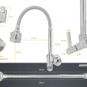 TORNEIRA COZINHA PAREDE BICA MOVEL 1168 GOURMET 40570710