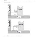 FIXADOR DE PORTA MAGNÉTICO INOX 304 FOSCO 76330