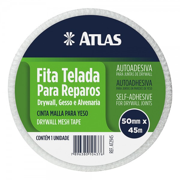 FITA TELADA DRYWALL 50MMX45M AT2945