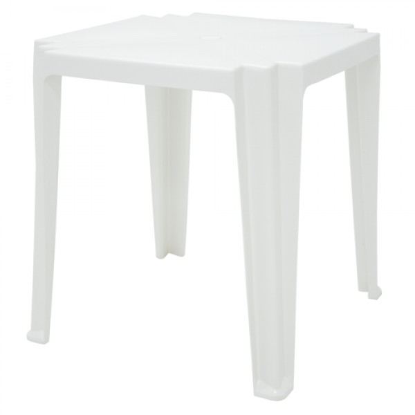 MESA PLASTICA TAMBAU BRANCO 68X68X72 CM 92314/010