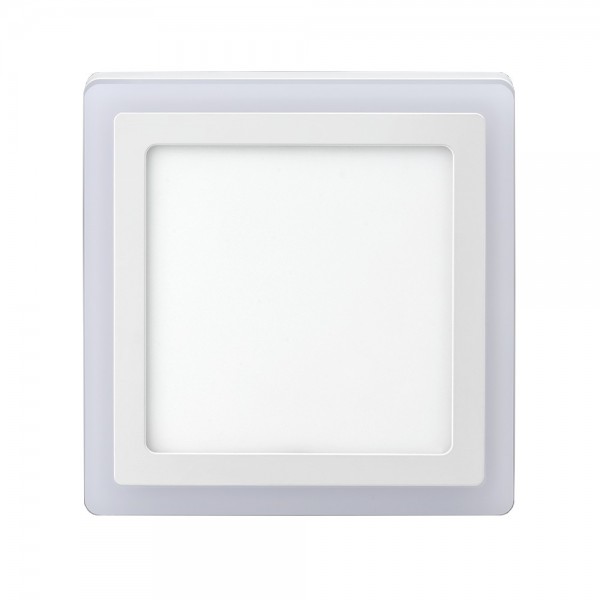 LUMINÁRIA LED 3 EST.SOBREP. 12+6W 6500