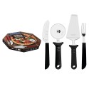 KIT PARA PIZZA 14 PCS PRETO 25099/022