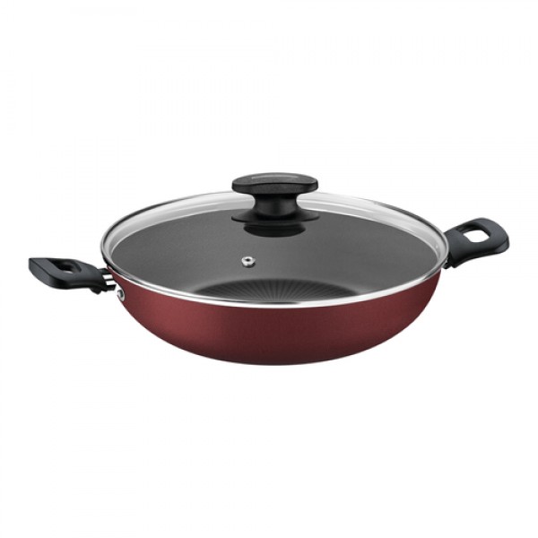 PANELA WOK ALUMINIO 28CM 27817/022 LORETO VERMELHO