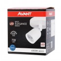 SPOT LED ELEGANCE SOBREPOR BRANCO 7W BIVOLT 6500K