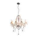 LUSTRE BARONESA CH. 8XE14 CAN. CROMO