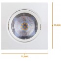 SPOT EMB.EASY LED 10W QUAD. YQ0930103BCDEA 3000K