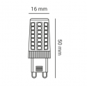 LAMPADA LED G9 3.5W 127V 6000K 350LM