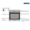 FORNO ELETÉTRICO COZINHA NEW INOX COOK 60 F7 94866/220 220V