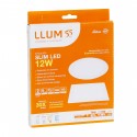 PLAFON LED SLIM EMBUTIR QUADRADA 12W 3000K RL22124BC EMBUTIR