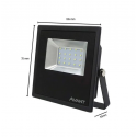 REFLETOR LED 30W SLIM  IP65 6500K BIVOLT