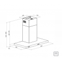 COIFA INOX NEW DRITTA 90 127V 95800/003 - 69756