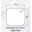 CUBA INOX 40X34X14,5 94081/556 S/VAL STAND.BASIC