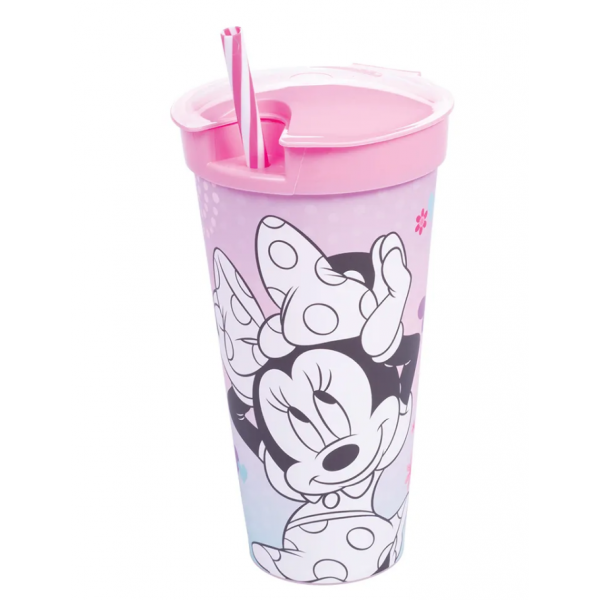 COPO 2 EM 1 MINNIE ROSA 540ML 009076