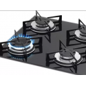 COOKTOP 4Q GAS MESA VIDRO PRETO 5713