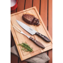 CONJUNTO CHURRASCO INOX 2PCS 21198/960 CAST. POLYWOOD- 70450