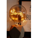 LAMPADA FILAMENTO LED LOVE 4W  G125 BIVOLT