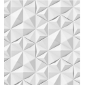 PAINEL 3D PIRAMIDE BRANCO FOSCO KIT C/ 8 UNID. 10400651