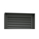 PORTA ALUM. LAMIN. 2,10X80X4,5CM PRETO 100.24 DIR - 71677