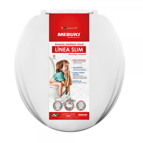 ASSENTO SANITARIO SLIM OVAL BR 10400001 - 71764