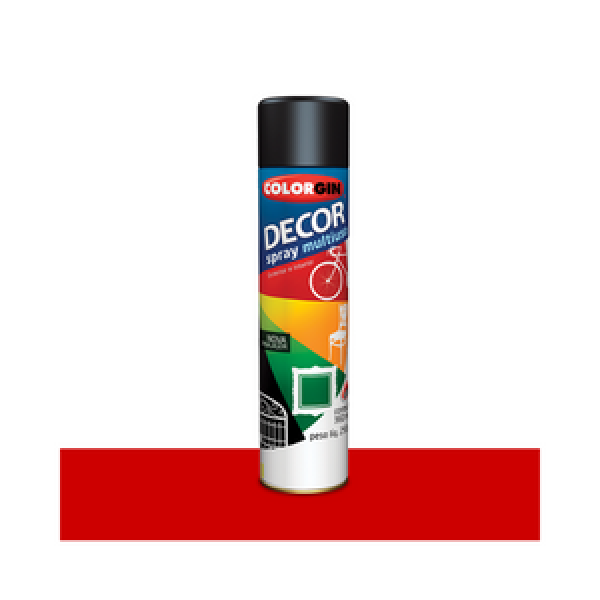 TINTA SPRAY DECOR 350ML VERMELHO 876